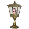 lanterne Led de table rétro fontaine à neige 65cm 