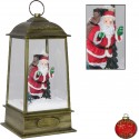 Lanterne Murale à Leds avec fontaine à neige 45cm 