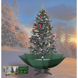 Sapin de Noël avec neige tombante en chute 200cm vert