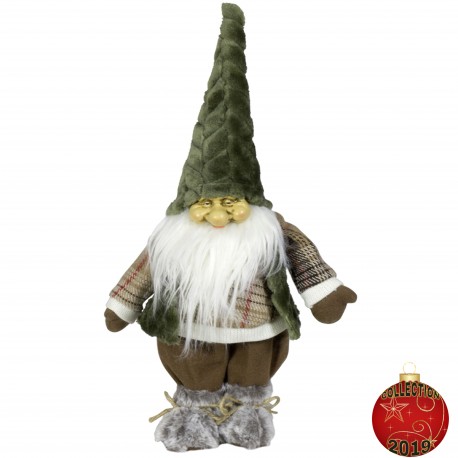Gnome noel géant Alric80 Figurine pour décoration de noel et vitrine