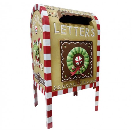Boîte aux lettres Géante Santa Rouge