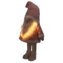 Gnome de noël géant à Led animé Gary 95 cm