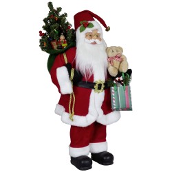 Vente Figurine solaire - Figurine personnage de Noël solaire - Père Noël  sur son rocking-chair et automate