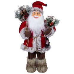 Père noël géant 60cm Gaetan Figurine pour décoration de noel et vitrine