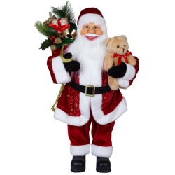 Figurine Père noël géant 60cm Vito pour décoration de noel et vitrine