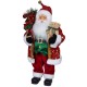 Père noël géant 60cm Alderic Figurine pour décoration de noel et vitrine