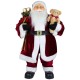 Père noël géant 80cm Gaetan Figurine pour décoration de noel et vitrine