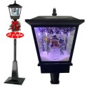 Lampadaire Led de Noël flocons de neige tombante 180cm