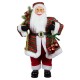 Père noël géant 60cm Alderic Figurine pour décoration de noel et vitrine