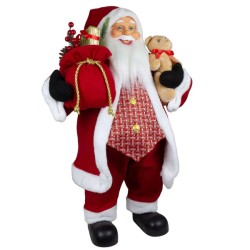 Père noël géant 80cm Gaetan Figurine pour décoration de noel et vitrine